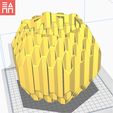 Man PO.jpg STL file Hexagon Overload Shade (2 sizes available)・3D printable model to download