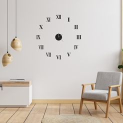 image214.png Horloge murale minimaliste chiffres romains 60 cm de diamètre