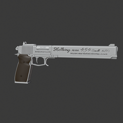 Joshua 1.png Download file Hellsing Arms .454 Casull • 3D print design, DFB93