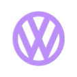 VW-LOGO-tops.stl vw logo with rgb led light w/ remote control