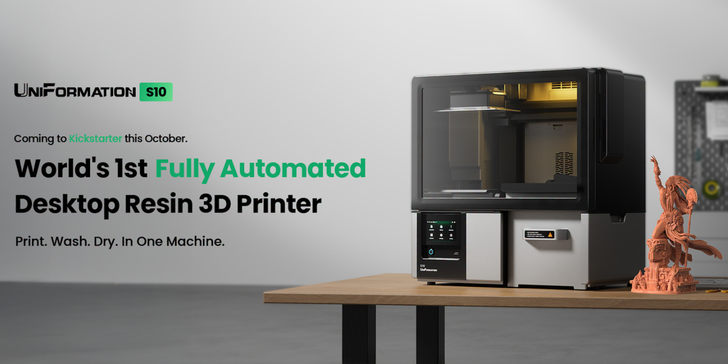 Love Resin Printing, Hate the Mess? Meet the UniFormation S10