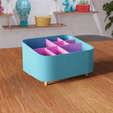 untitled.png 3D Desk Organizer Fluted Makeup Storage Caddy - 503