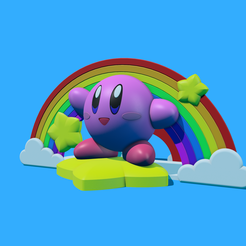 Kirby-Switch-2023-06-22-115345.png 3MF file Kirby Switch Stand・3D printing idea to download