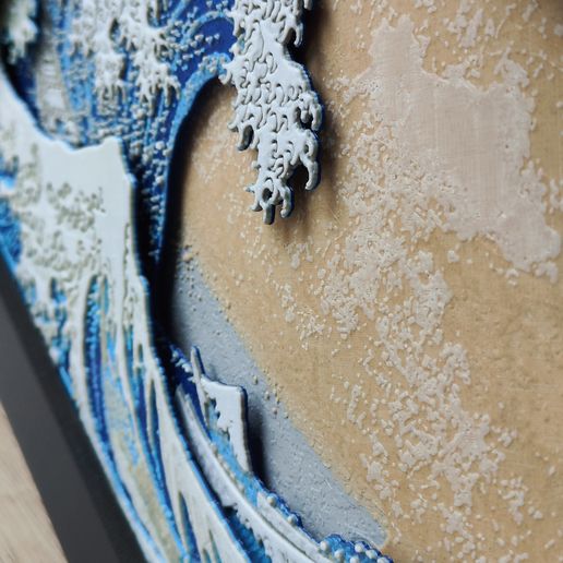 IMG20231025155141.jpg Шкатулка для теней "Большая волна у берегов Канагавы