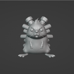Екранна-снимка-1544.png Datei STL Yugioh Quillbolt Hedgehog 3d druckbare Modell Figur・Modell für 3D-Druck zum herunterladen