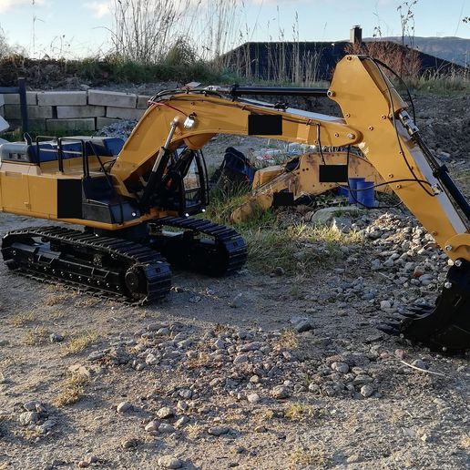 CAT★ 🚜 1/14 Excavator Kitten 394・ 3D File for 3D printing and