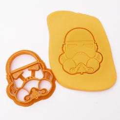 cortador_stormtrooper.jpg STL file Stormtrooper Cookie Cutter・3D printing idea to download