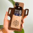 il_fullxfull.5447453339_e0nq.jpg PDF A4, DXF - Laser Cut File, Leather Bag, Phone Case, Wallet Pattern, wallet template, cardholder template, compact wallet pattern, slim wallet pattern