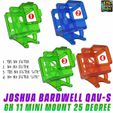 Joshua-Bardwell-QAVS-GH11-Mini-25-Degree-Mount-2.jpg Lumenier QAV-S Joshua Bardwell Gopro Hero 11 Mini Mount 25 Degree