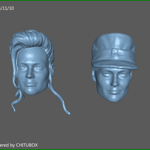 ✨ Indiana Jones Elsa Schneider Head set・Archivo STL para