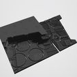 Annotation 2020-08-26 2025591.jpg STL file 40K INDUSTRIAL BASES - TABLEWAR MAGNETIC TRAY INSERT WITH BASES (5 X 32MM and 4 x 40mm RIGHT TRAY)・3D printable model to download, Z-Axis_Hobbies