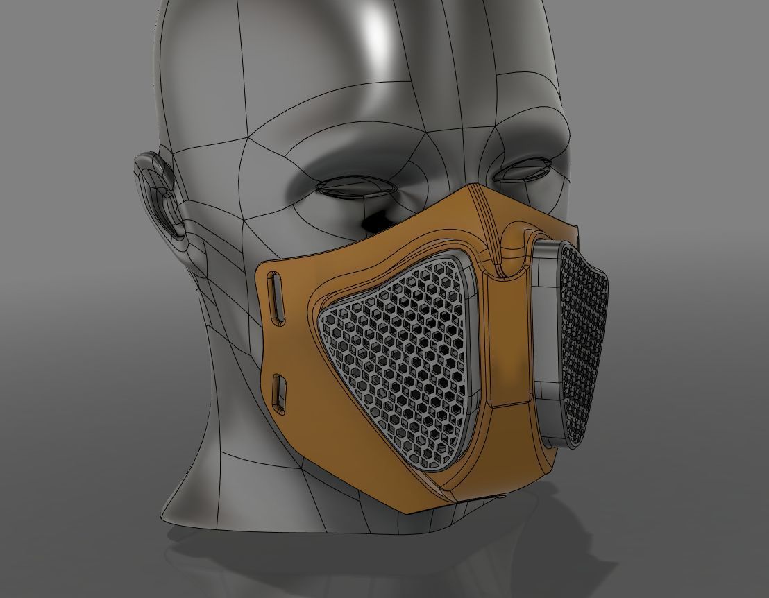 3.jpg Free STL file H1-Heavy Mask・3D printer model to download, 3dpicasso