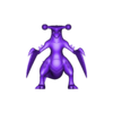 garchomp_pose_1.stl Pokemon - Garchomp with 2 different poses