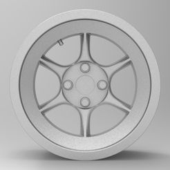 untitled.111.jpg Archivo STL STL RODA GAUCHA 4 E 5 FUROS・Modelo para descargar y imprimir en 3D