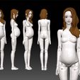 RGBA19.jpg BJD pregnant girl female Jayn ball jointed doll
