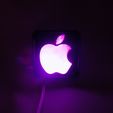 5_display_large.JPG Free STL file Apple Logo LED Nightlight/Lamp・3D printer model to download, Balkhagal4D