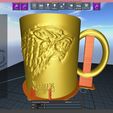 2.3.jpg Game Of Thrones Stark Coffee Mug
