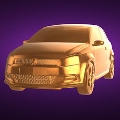 Volkswagen-Polo-Mk5-render-3.png STL file VW Polo Mk5・3D printing template to download