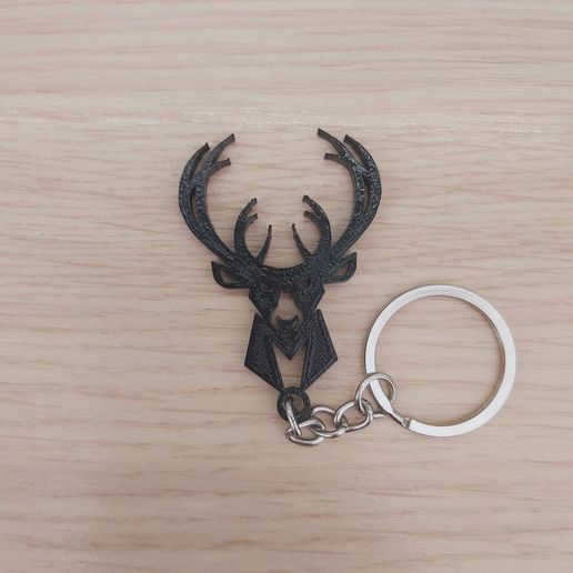 Milwaukee Bucks Keychain 3D model