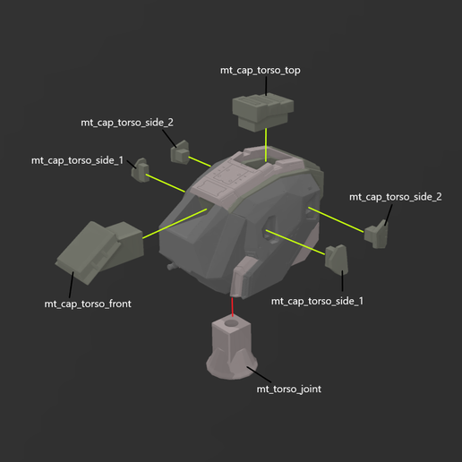 07.png MT-T-026 Kit de maquetas (Núcleo Blindado 6) da BAWS GUARD MECH MT (V2) à escala 30MM