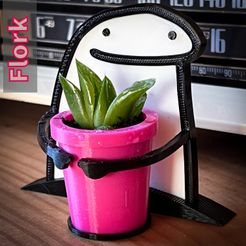DF3E5133-2E50-423A-A64D-8A7C51B42C0D.jpeg Free STL file Flork with pot・3D printer design to download