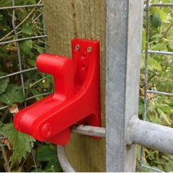 Gate-1.jpg STL file Gate Latch・3D printing idea to download