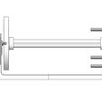 CAD3.png Estação de secagem rotativa para iscas de pesca