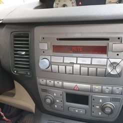 20200526_141905.jpg Fichier STL gratuit Bottone pulsante pomello radio Lancia MUSA stereo autoradio・Design à télécharger et à imprimer en 3D, Duegi