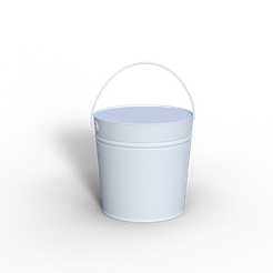 bucket.png Archivo OBJ gratuito jardineras de cubo・Idea de impresión 3D para descargar
