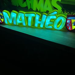 First name LED TO ASSEMBLE Mathéo RCL