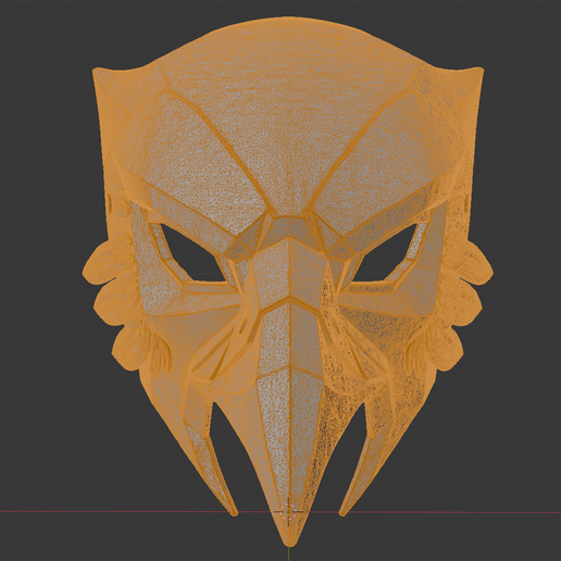 🦅 Hawk Mask Cosplay 3D Printable Model・ STL File for 3D printing・Cults