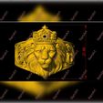 IMG-20240927-WA0073.jpg Anillo de león cara de león modelo 3D