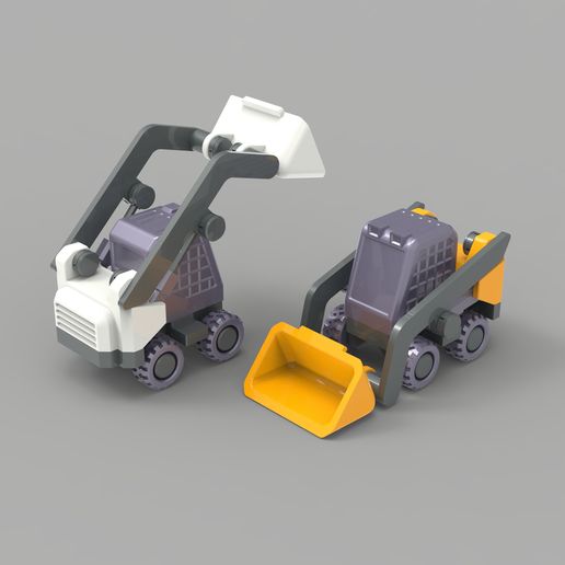 3D file MINI LOADER-POINT-TURN LOADER 🚗 ・3D print design to download・Cults