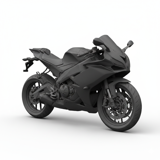 Aprilia RS 125 1:24 motorcycle, motorcycle wall art STL, enduro bike STL, motorcycle action pose STL, racing motorcycle STL, garage diorama motorcycle, assembly motorcycle STL, motorcycle statue, stretched swingarm bike STL, motocross bike STL, snap fit m