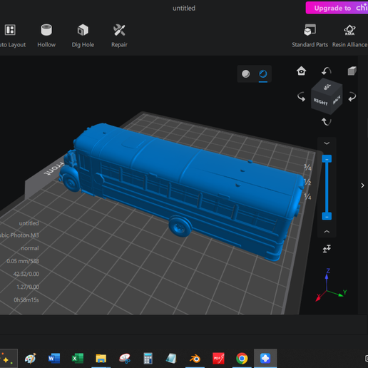 🏫 school bus, international bus, bus・ STL File for 3D printing・Cults