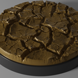 9.png 10x 50mm base with cracked ground (second version)