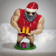 santa1.png Muscled Merry Christmas Pack - (Santa-Reindeer-Snowman)