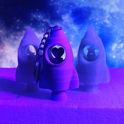 20221009_125728.jpg Fichier STL itsrocketinpocket hidden payload Rocket Keychain - Tous les trois modèles・Modèle pour imprimante 3D à télécharger