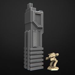 2019_04_L_1.jpg Fichier OBJ gratuit Sci-Fi City Cityscape・Modèle imprimable en 3D à télécharger