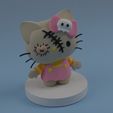 hello-espantalho1.jpg Hello kitty  Statue - Halloween Edition - Scarecrow
