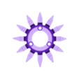 Sprocket allongé v1.stl Track Tpu for Snowboss traxx v1-v2