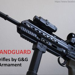 teaser.jpg STL file AIRSOFT L85A3 Handguard conversion kit・3D printer design to download, Infrastructure_Airsoft_Parts