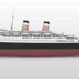 2.png SS Constitution ocean liner and cruise ship, post 1959 refit version - full hull and waterline