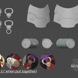 5.png Scaramouche Accessories Bundle for Cosplay - Genshin Impact - Instant Download STL Files for 3D Printing