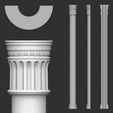 21-ZBrush-Document.jpg 90 classical columns decoration collection -90 pieces 3D Model