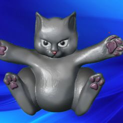 gato-12.jpg STL file keychain cat・3D printer design to download, bandrespradam