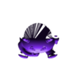 Cute Thinking Monster 3D Printable Model.stl Cute Thinking Monster 3D Printable Model