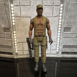 348358330_651628719631660_3650902990479175992_n.jpg 3D file PREDATOR CUSTOM ACTION FIGURE. DUTCH'S TEAM, DILLON CIA AGENT. KENNER, HASBRO, SUPER 7, 3.75", 1/18・3D print object to download