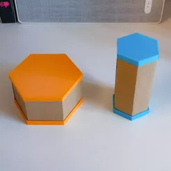 hex-box_1.webp Free STL file Hex Box - Parametric・3D printer model to download