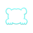3.png Polar Bear Cookie Cutter Set | STL File